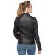 Abigail Womens Black Leather Jacket