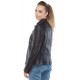 Abigail Womens Black Leather Jacket