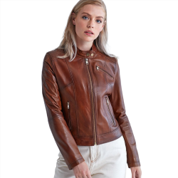 Alejandra Chelsea Biker Leather Jacket