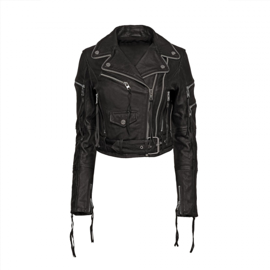 Alondra Ailani Biker Leather Jacket