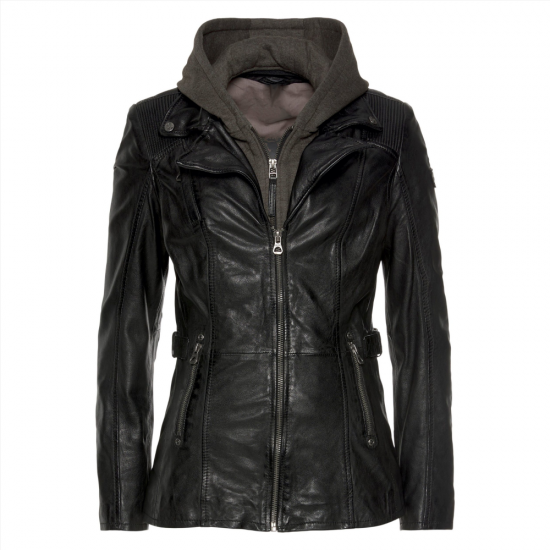 Amara Adalyn Leather Trench Coat