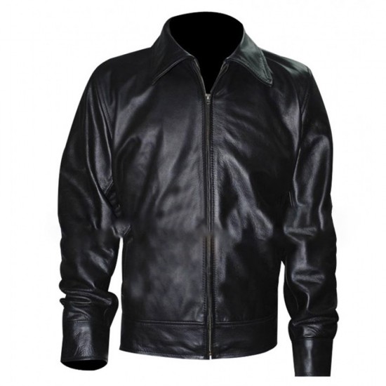 American Gangster Richie Roberts Black Leather Jacket
