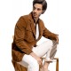 Anthony Brown Suede Leather Jacket for Men