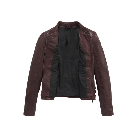 Ashley Dark Brown Leather Jacket