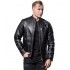 Bennett Black Leather Slim Fit Jacket