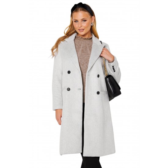 Blakely Kylie Grey Trench Coat