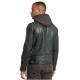 Brantley Black Hooded Jacket