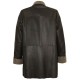 Braxton Men Shearling Brown Leather Coat