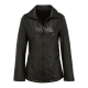 Carmen Women Black Leather Jacket