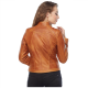 Carolina Mae Brown Leather Jacket