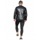 Carson Black Leather Jacket For Men
