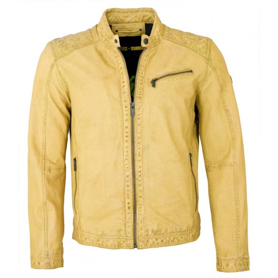 Christopher Embroidery Yellow Jacket