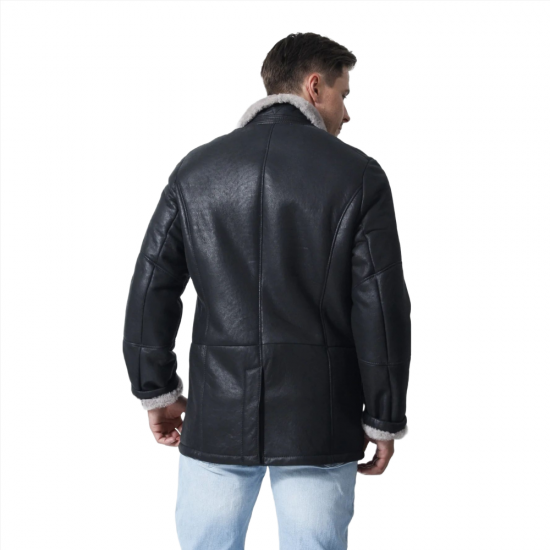 Colin Brantley Black Leather Coat