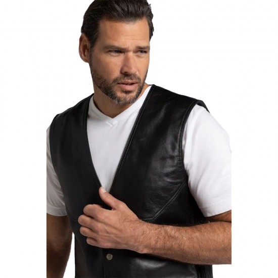 Colton Genuine Leather Vest