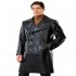 Davian Leather Trench Coat For Men