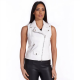 Davina Reyna White Leather Vest