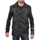 Dr. Who Christopher Eccleston Black Leather Trench Coat