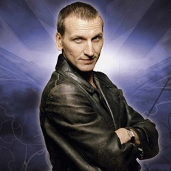 Dr. Who Christopher Eccleston Black Leather Trench Coat