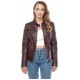 Elizabeth Dark Brown Women's Leather Jacket