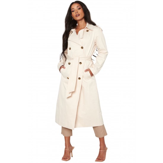 Eloise Buttoned Trench Coat