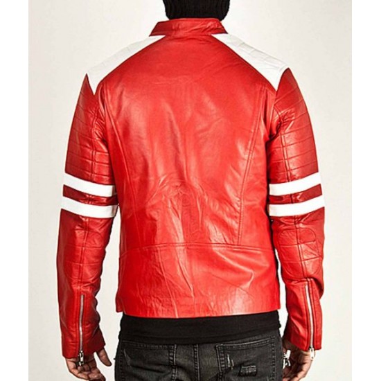Fight Club Project Mayhem Brad Pitt Tyler Durden Leather Jacket