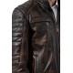 Frank Samuel Dark Brown Vintage Leather Jacket