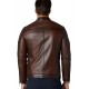 Graham Cafe Racer Brown Leather Jacket
