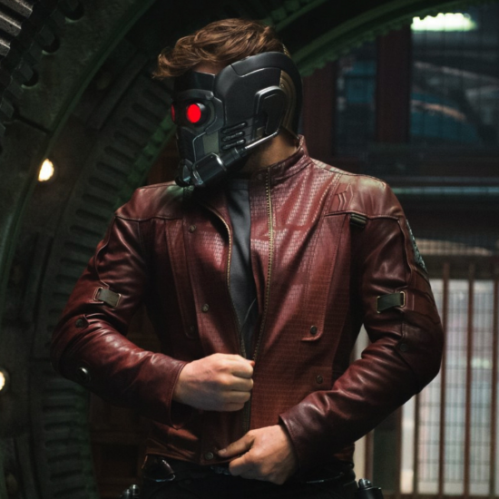 Guardians Of Galaxy Star Lord Maroon Leather Jacket