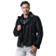 Hayden Finn Black Shearling Collar Jacket