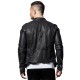 Isaac Black Leather Jacket for Men