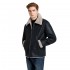Jamison Black Leather Jacket With Shearling Style