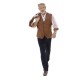 Jeremiah Classic Brown Leather Vest