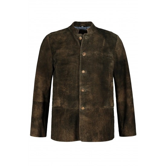 Jeremy Suede Leather Coat For Men