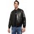 Josiah Black Bomber Leather Jacket