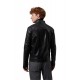 Kevin Brian Black Leather Jacket