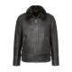 Kieran Black Shearling Zipper Jacket