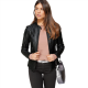 Kinsley Black Leather Jacket