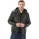 Lorenzo Calvin Perforated Leather Hooded Jacket