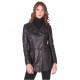 Luciana Black Biker Leather Jacket