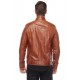 Maddox Brown Lambskin Leather Jacket 