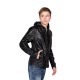 Manuel Black Leather Jacket For Men