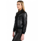 Mariana Kayla Bomber Leather Jacket