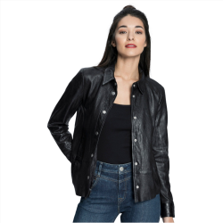 Mckenzie Black Leather Jacket