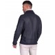 Men Christopher Black Shearling Leather Jacket