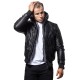 Michael Aiden Black Bomber Leather Jacket