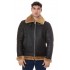 Michael Fur Black Lambskin Leather Jacket