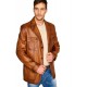 Nehemiah Brown Genuine Leather Coat