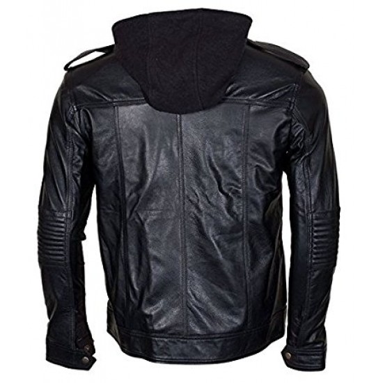 WWE AJ Style Wrestler Black Leather Jacket