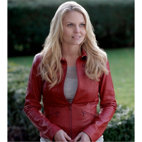 Once Upon a Time Jennifer Morrison Red Leather Jacket