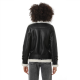 Raegan Black Shearling Leather Jacket